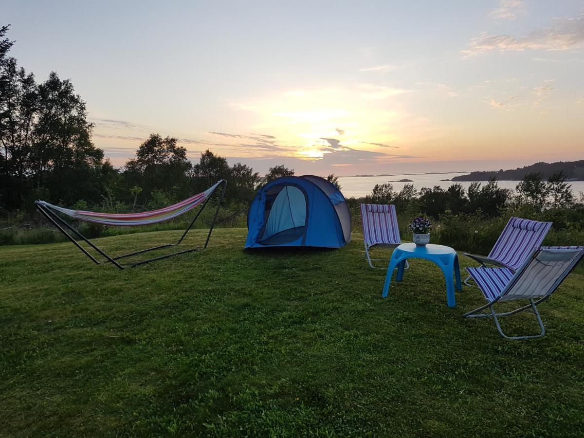 Hotel Leite Telt Camping Lyngstad Esterno foto